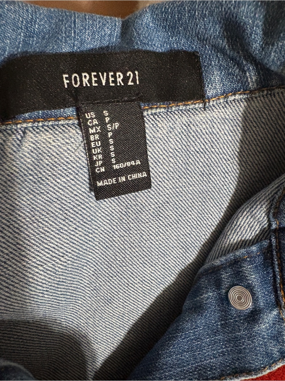 Forever 21 Light Blue Denim Jacket - Picture 3 of 3